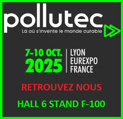 RETROUVEZ NOUS STAND H6-F100 A POLLUTEC