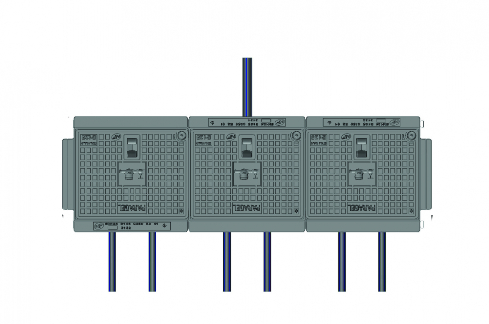 De 2 à 10 compteurs 110mm DN15 ou 20